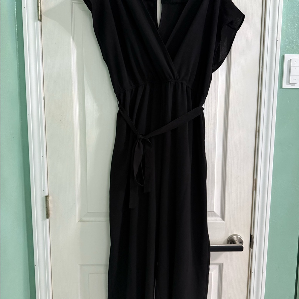 No Boundaries Black Sleeveless Wrap Maxi Dress